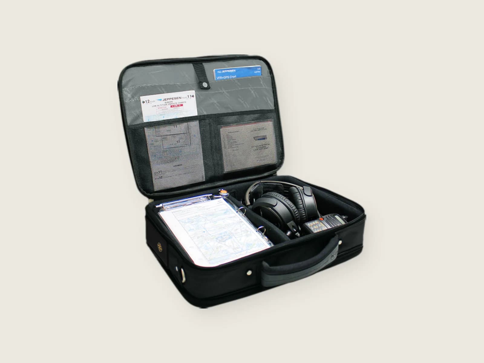 Design4Pilots Daily flight bag zwart, ander aanzicht