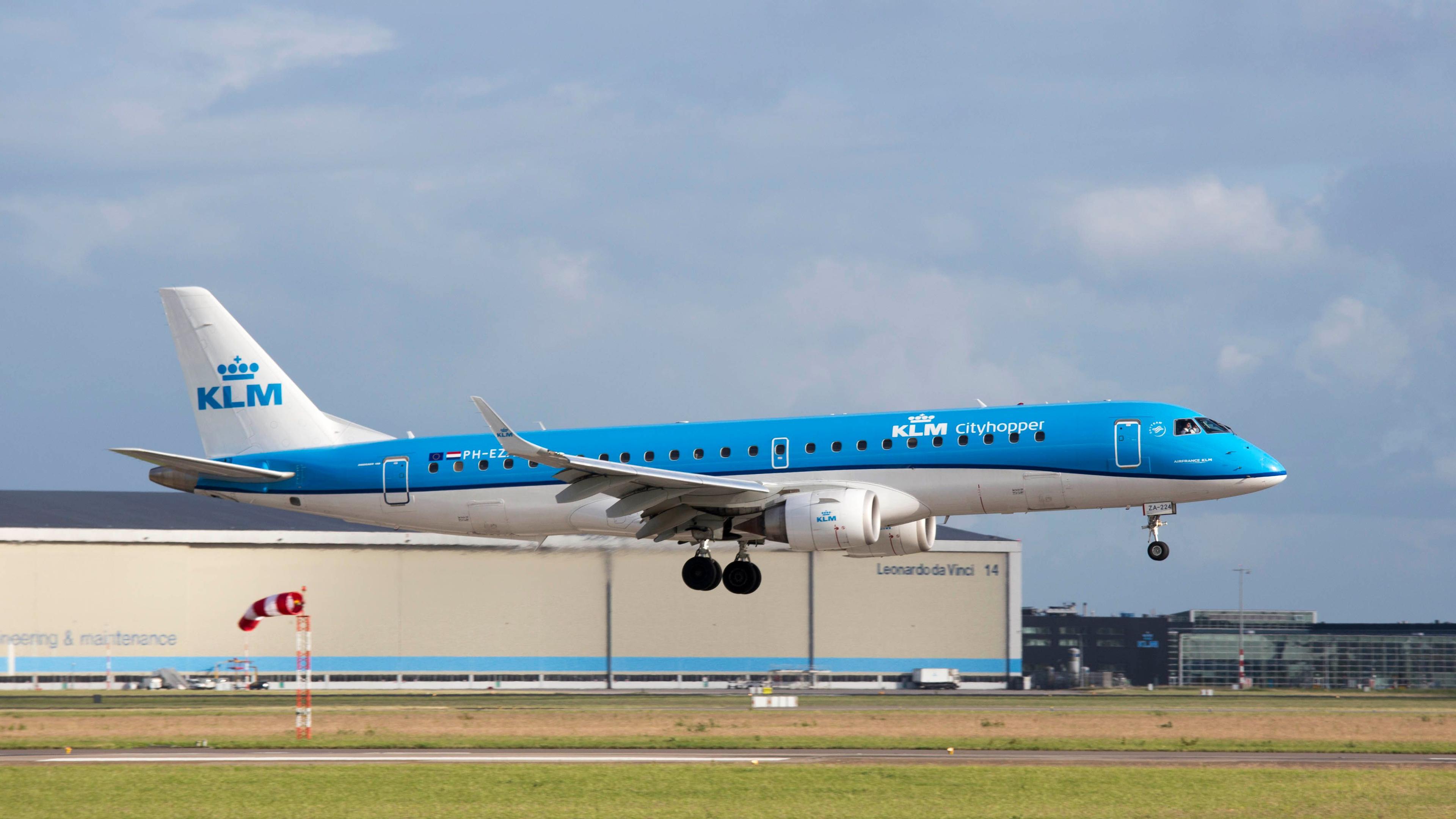KLM vliegt voor het eerst naar Oviedo met Embraer E190