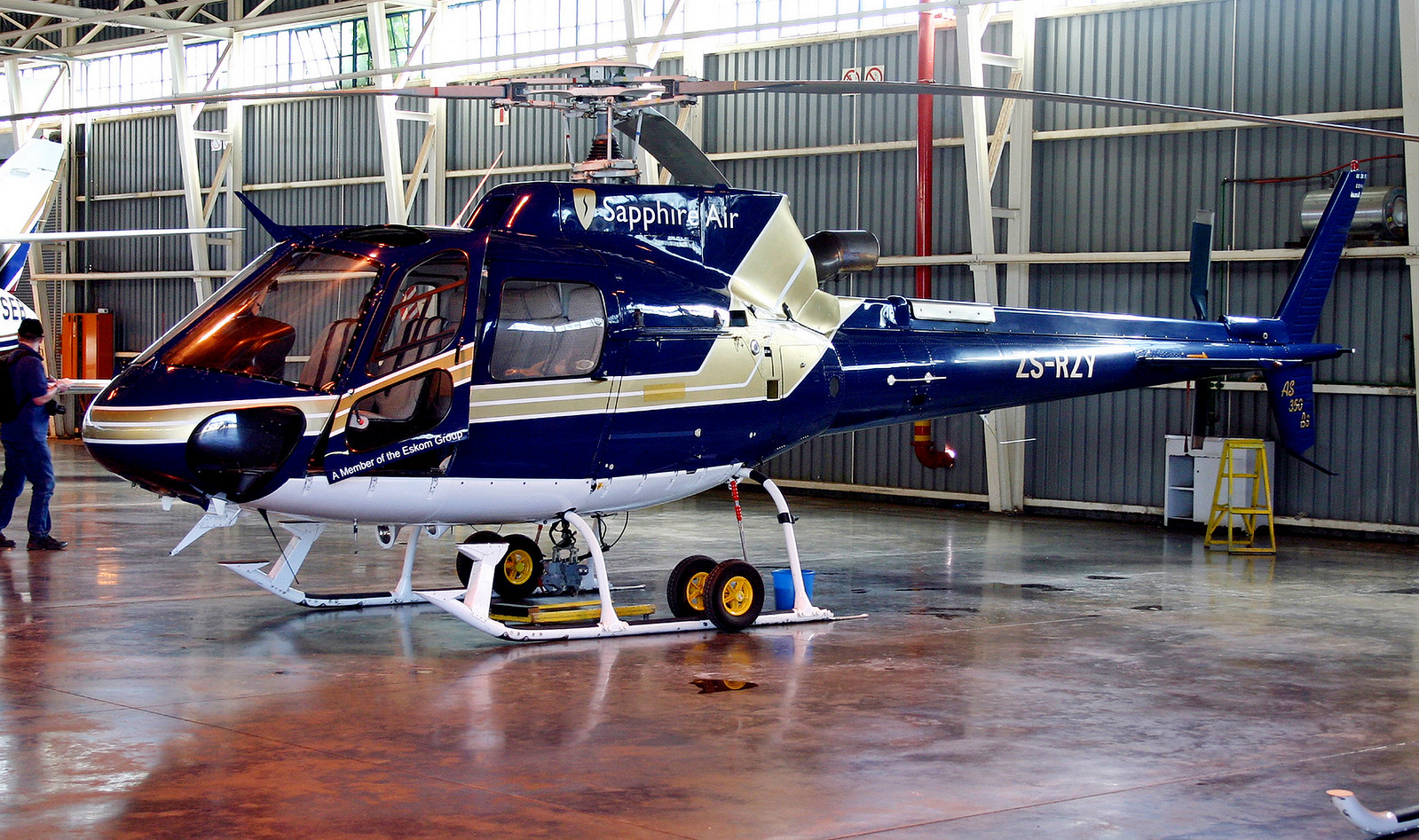 Airbus AS350 B3 · PH-ITI op Harskamp